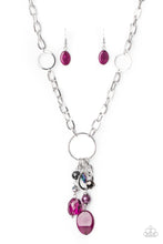 Load image into Gallery viewer, Lay Down Your CHARMS - Purple Necklace