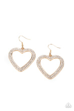 Load image into Gallery viewer, GLISTEN To Your Heart - Gold Earrings