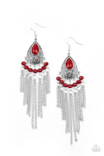 Load image into Gallery viewer, Floating on HEIR - Red Earrings