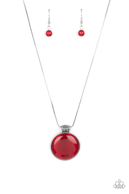 Look Into My Aura - Red Necklace