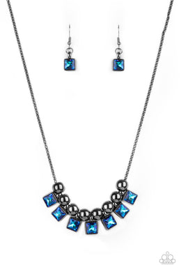 Graciously Audacious - Blue Necklace