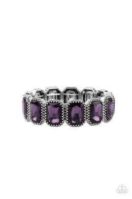 Studded Smolder - Purple Bracelet