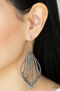 Showcase Sparkle - Silver Earrings