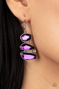 Gem Galaxy - Purple Earrings