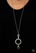 Load image into Gallery viewer, Radiant Ringleader - White Lanyard Necklace