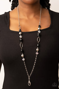 Vivid Variety - Black Lanyard Necklace