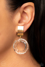 Load image into Gallery viewer, Clear Out! - Gold Clip On Earrings