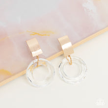 Load image into Gallery viewer, Clear Out! - Gold Clip On Earrings