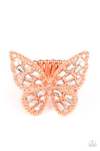 Load image into Gallery viewer, Bright-Eyed Butterfly - Copper Ring