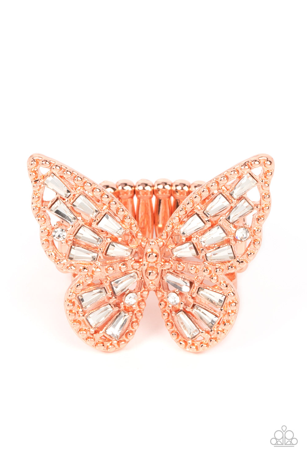 Bright-Eyed Butterfly - Copper Ring