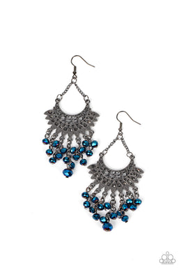 Chromatic Cascade - Blue Earrings