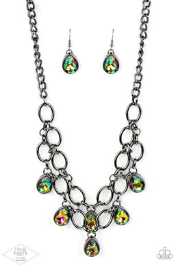 Show-Stopping Shimmer - Multi Necklace