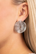 Load image into Gallery viewer, COIL Over - Silver Earrings