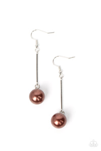 Pearl Redux -  Brown Earrings