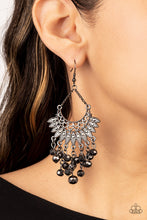 Load image into Gallery viewer, Chromatic Cascade - Black Earrings