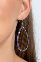 Load image into Gallery viewer, Black Tie Optional - Blue Earrings