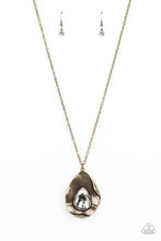 Load image into Gallery viewer, Surrealist Sparkle - Brass Necklace