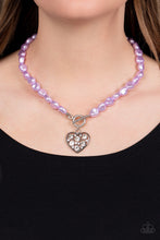 Load image into Gallery viewer, Color Me Smitten - Purple Necklace