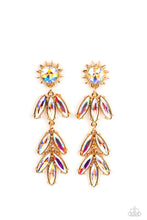Load image into Gallery viewer, Space Age Sparkle - Gold Earrings