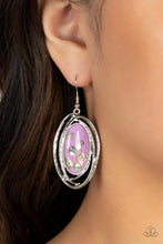 Load image into Gallery viewer, Ocean Floor Oracle - Purple Earrings