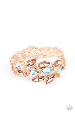 Luminous Laurels - Rose Gold Bracelet