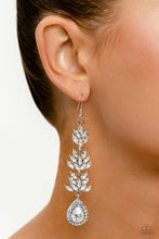 Load image into Gallery viewer, Water Lily Whimsy - White Earrings