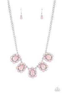 Pearly Pond - Pink Necklace