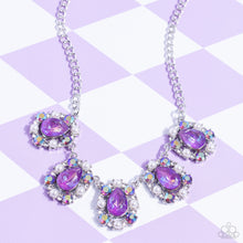 Load image into Gallery viewer, Pearly Pond - Purple Necklace