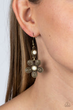 Load image into Gallery viewer, Free-Spirited Flourish - Brass Earrings