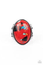 Load image into Gallery viewer, Majestic Marbling - Red Ring