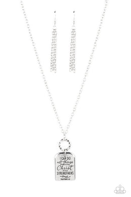 Persevering Philippians - Silver Necklace