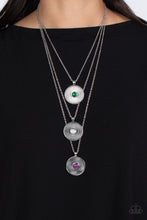 Load image into Gallery viewer, Geographic Grace - Purple Necklace