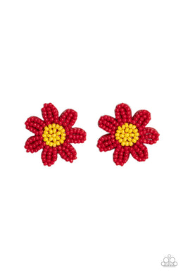 Sensational Seeds - Red Earrings