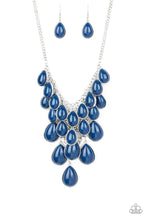 Load image into Gallery viewer, Shop &#39;Til You TEARDROP - Blue Necklace