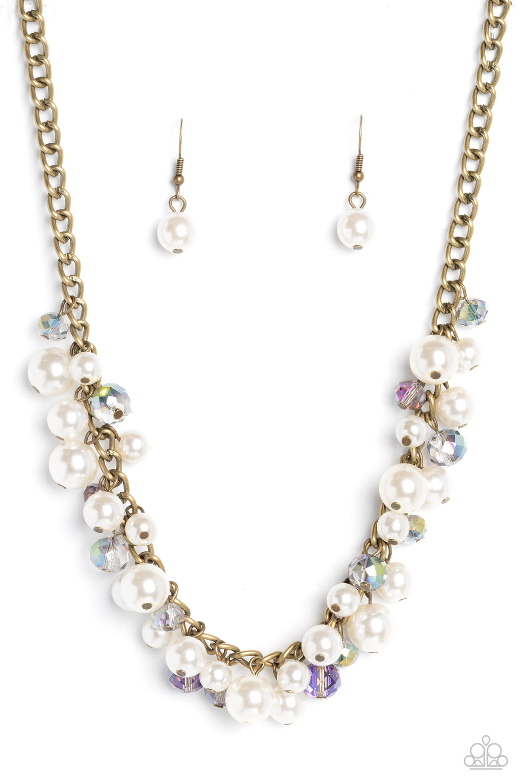 Glinting Goddess - Brass Necklace