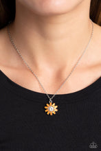 Load image into Gallery viewer, Daisy Diva - Orange Necklace
