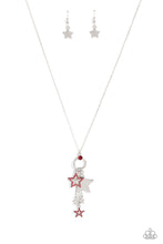 Load image into Gallery viewer, Starry Statutes - Red Necklace