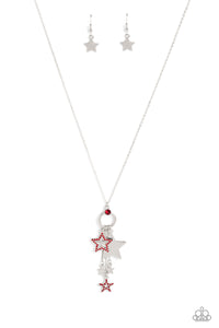 Starry Statutes - Red Necklace