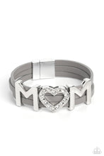 Load image into Gallery viewer, Heart of Mom - Silver Bracelet
