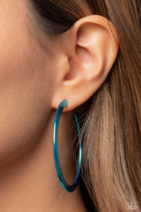 Pop HOOP - Blue Earrings