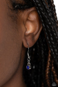Tassel Tabloid - Blue Necklace