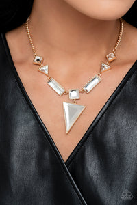 Fetchingly Fierce - Gold Necklace
