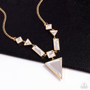 Fetchingly Fierce - Gold Necklace