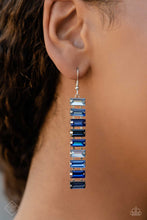 Load image into Gallery viewer, Superbly Stacked - Blue Earrings