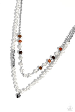 Pearl Pact - Brown Necklace