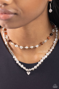 Pearl Pact - Brown Necklace