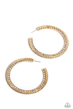 Load image into Gallery viewer, Scintillating Sass - Gold Earrings