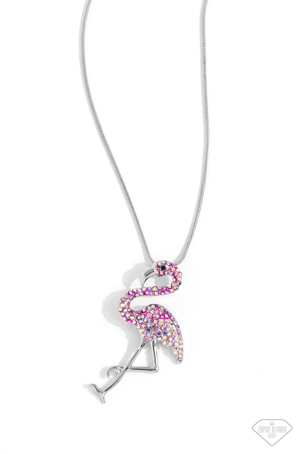 Flamingo Finesse - Pink Necklace