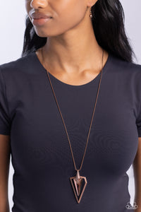 Trifecta Tyrant - Copper Necklace