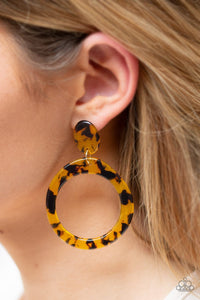 Fish Out Of Water- Yellow Earrings